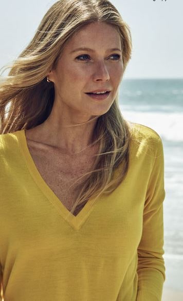 Gwyneth Paltrow Yellow sweater