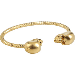 Alexander McQueen Twin Skull Bracelet Alexander McQueen Gold Skull Bracelet for your Arm Party