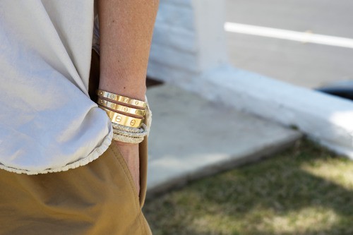 Arm Candy: Cartier Love Bracelet.
