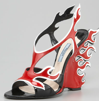 Prada Flame Wedge Sandal1 e1330395443669 Prada Rose Toe Flame Sandal   would you wear it out? 