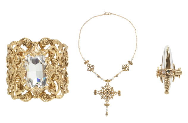 Gold Diamond Wrap Choker Gold Diamond Wrap Choker
