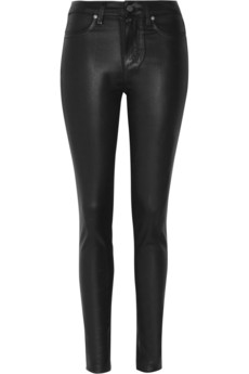 Paige Hoxton coated denim jeans Best Paige Coated Denim Jeans in Black 