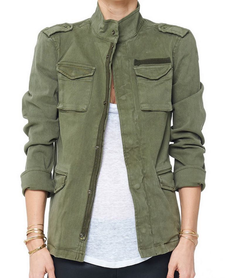 Anine Bing Green Army Jacket for Spring - Shopping and Info