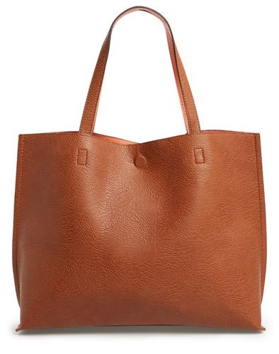 Faux-leather-tote