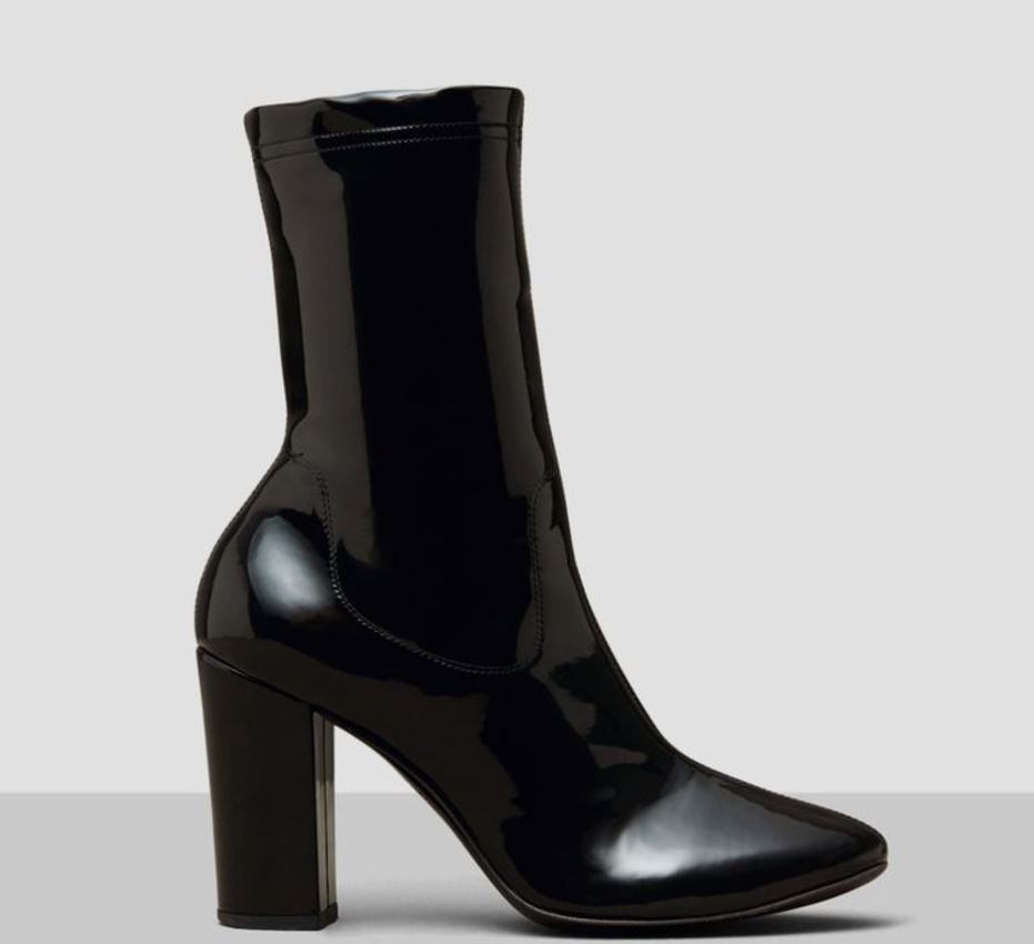 black booties 3 inch heel