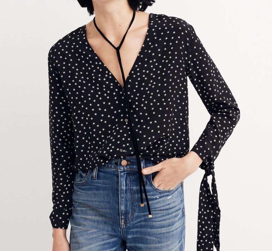 Madewell Star scatter blouse