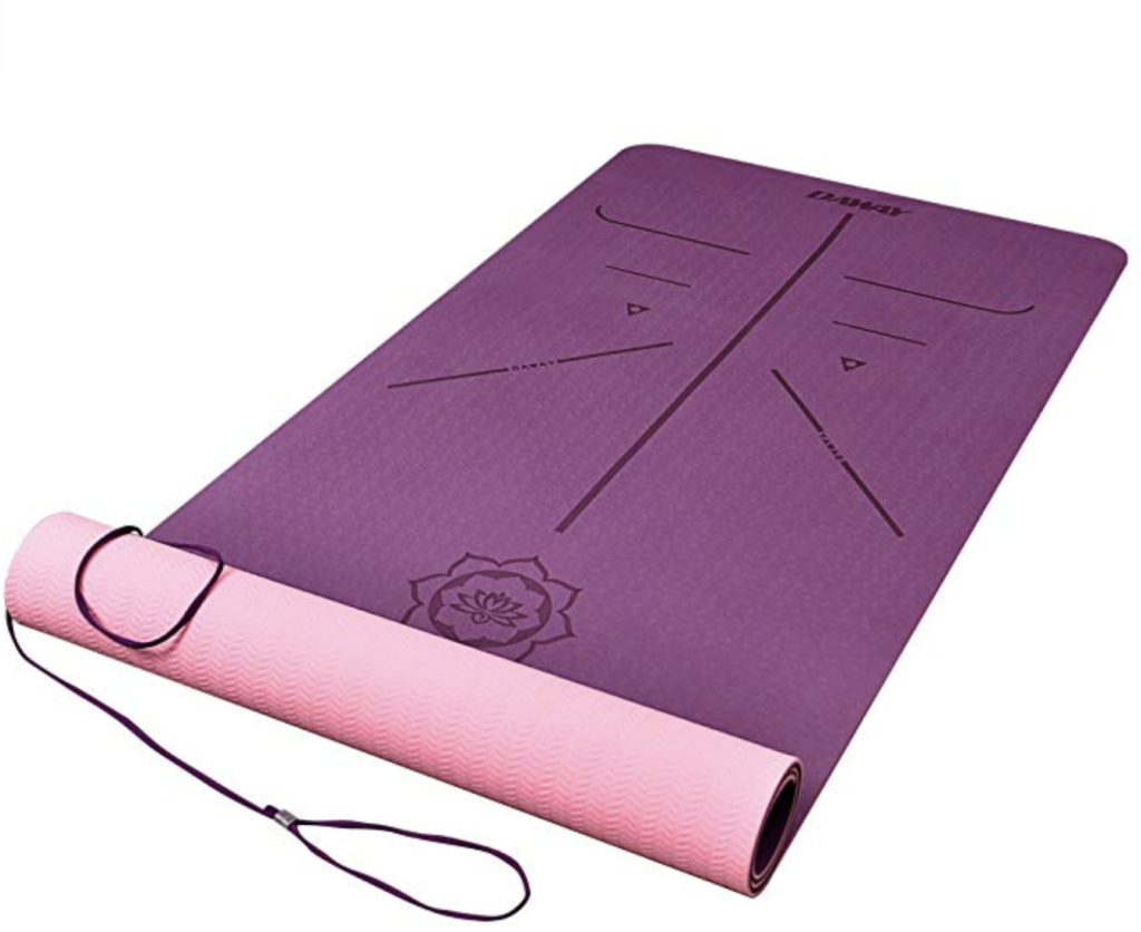 DAWAY Eco Friendly Workout and Yoga Mat