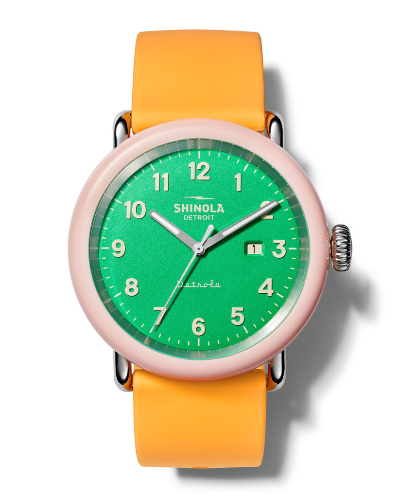 Shinola Islander Men's Detrola The Islander 43mm Silicone Watch