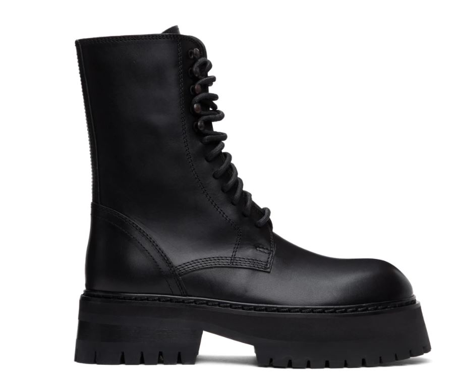 Ann Demeulemeester short combat boots on sale