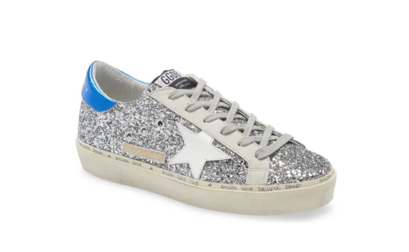 Golden Goose Glitter Silver Sneakers