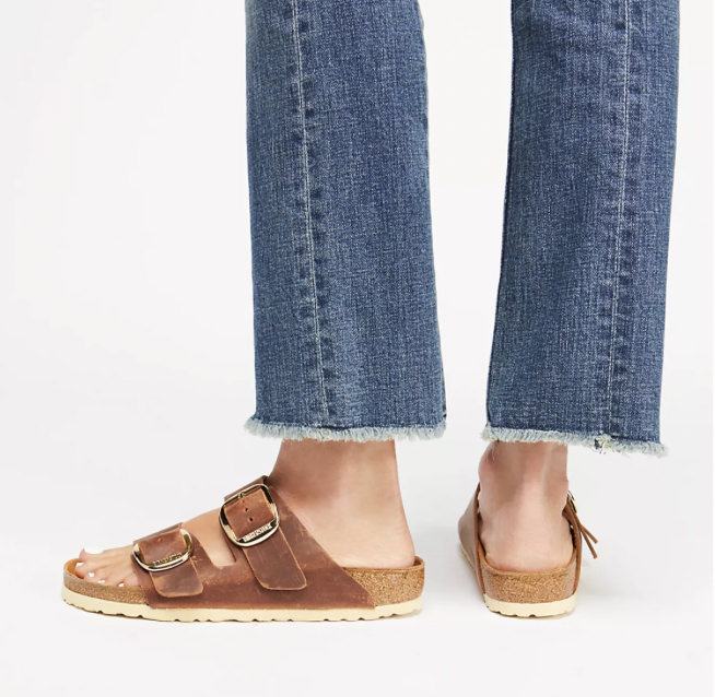 Arizona Big Gold Buckle Birkenstock Sandals