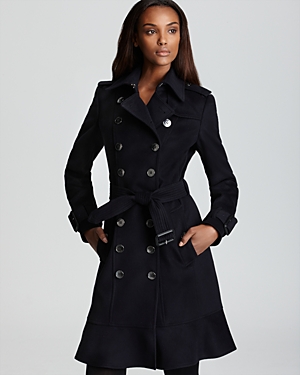 Kate Middleton's Ruffle Hem Trench Coat by Burberry London is AVAILABLE Now